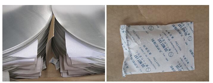 Discos de aluminio Embalaje